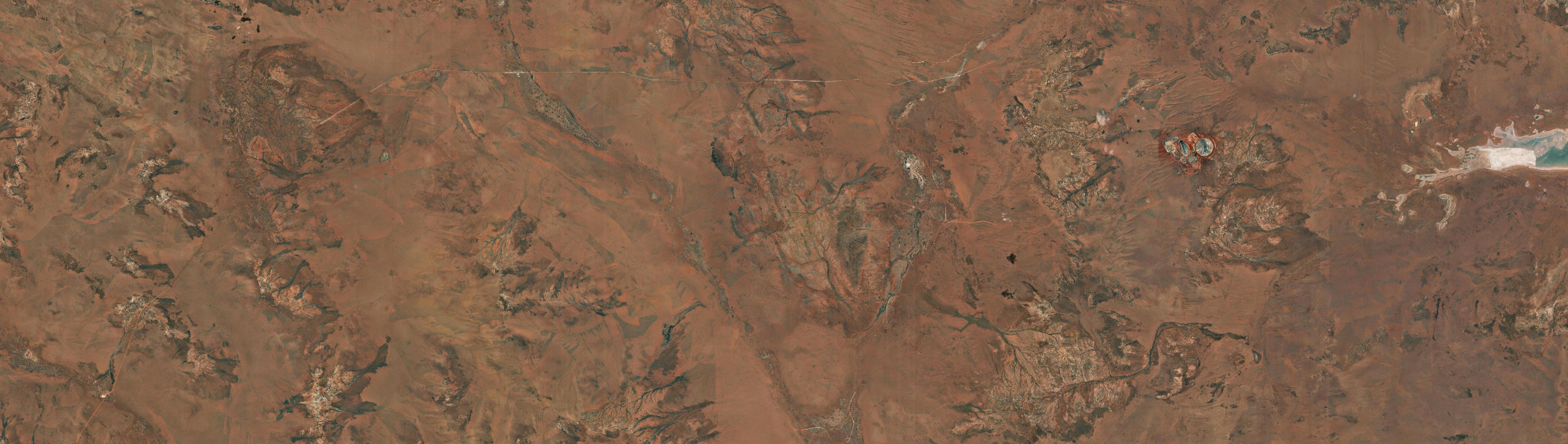 Aerial view of Cosmo Newbery, WA