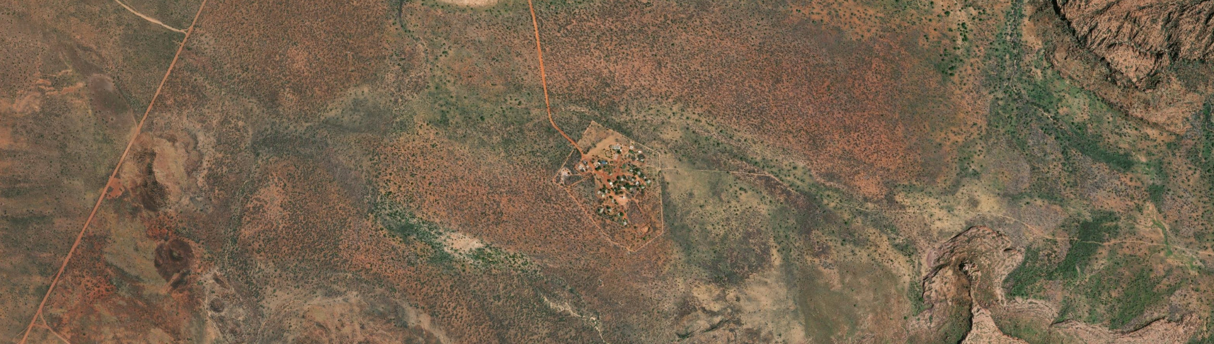 Aerial view of Jarlmadangah Burru, WA