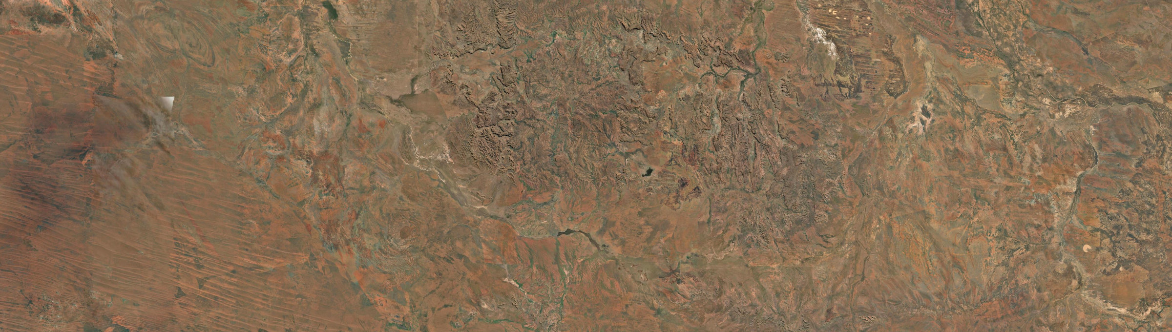 Aerial view of St George Ranges, WA