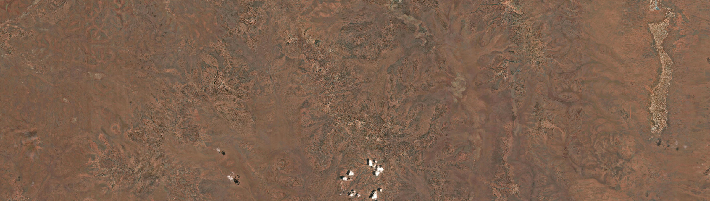 Aerial view of Gibson Desert South, WA