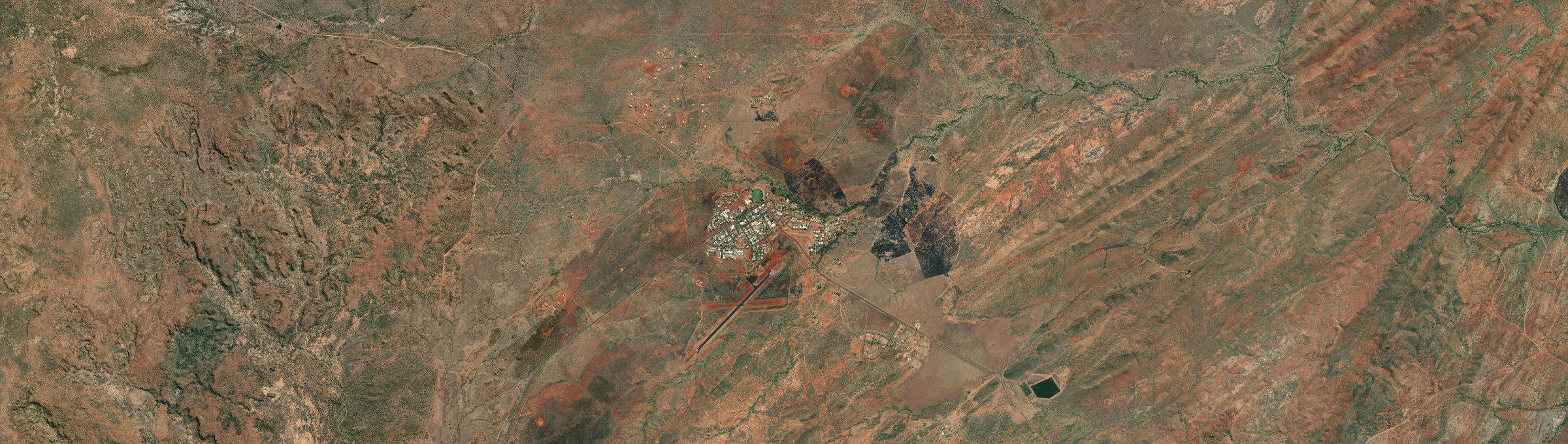 Aerial view of Halls Creek (WA), WA