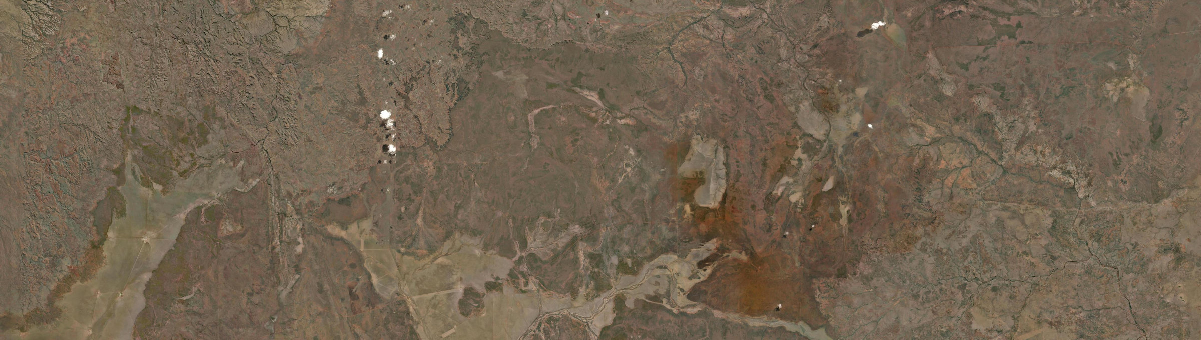 Aerial view of Buchanan (NT), NT