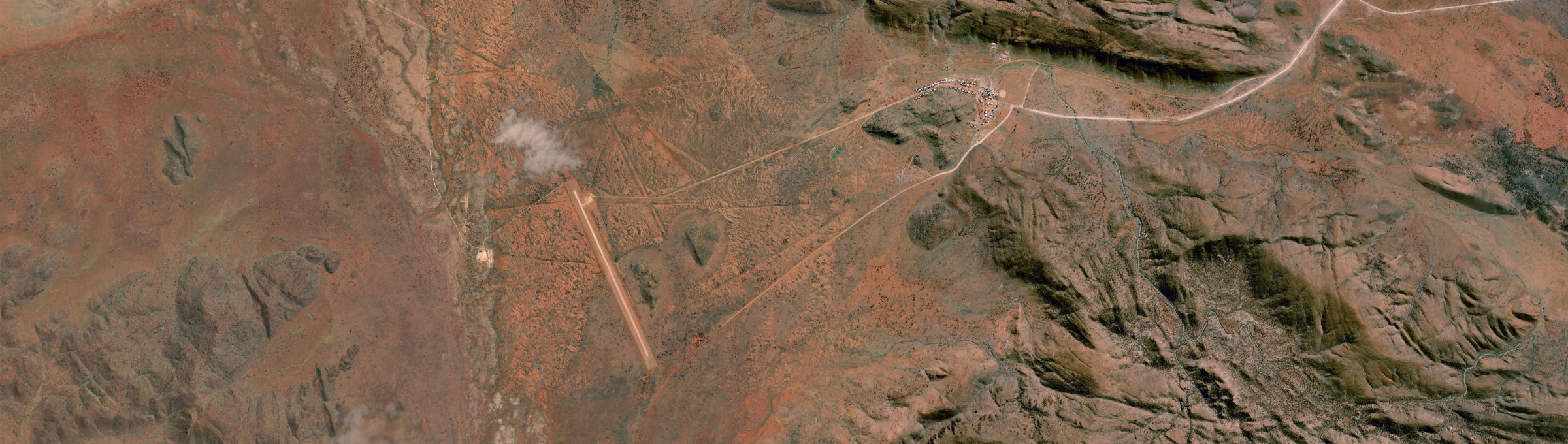 Aerial view of Pipalyatjara, SA
