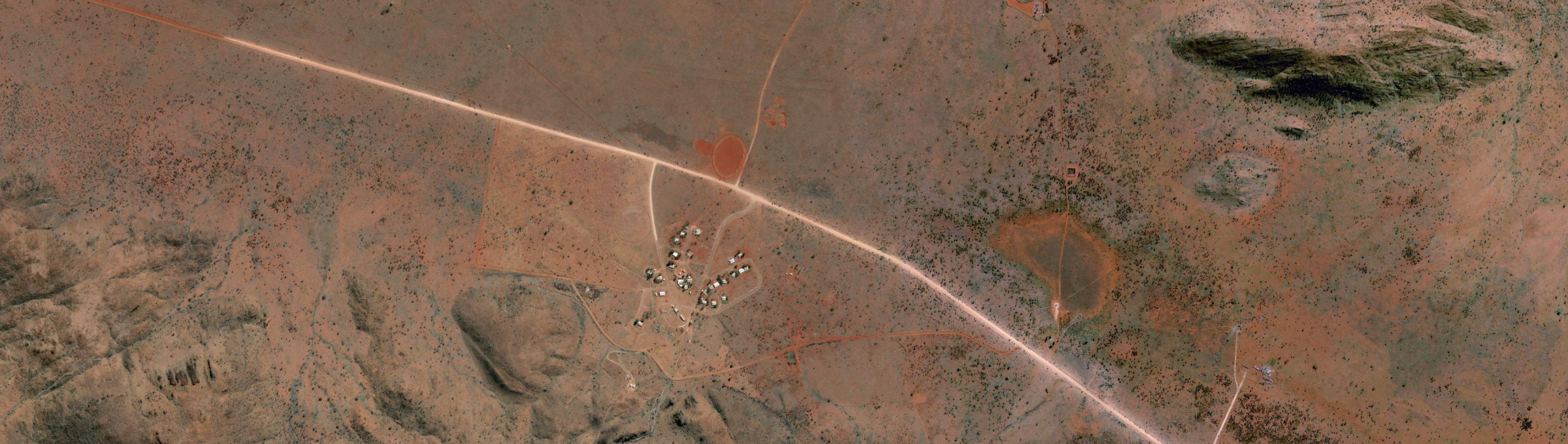 Aerial view of Kalka, SA