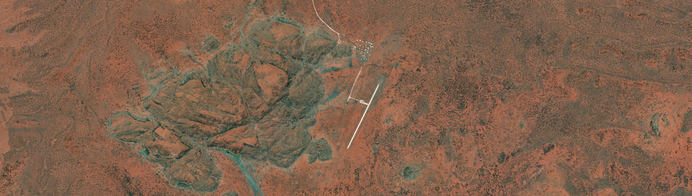 Aerial view of Watarru, SA