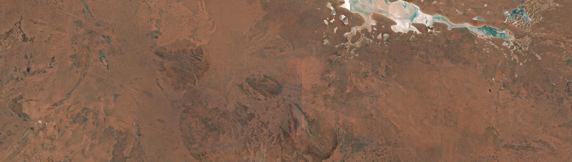 Aerial view of Petermann, NT