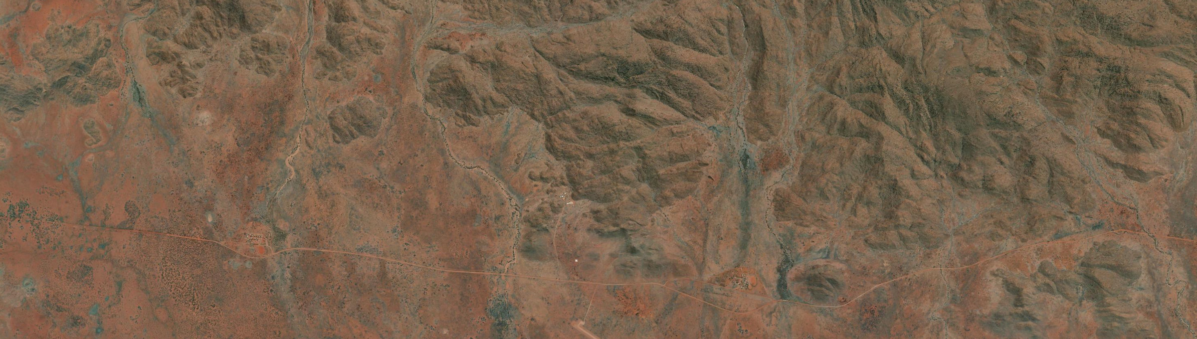 Aerial view of Murputja - Nyapari, SA