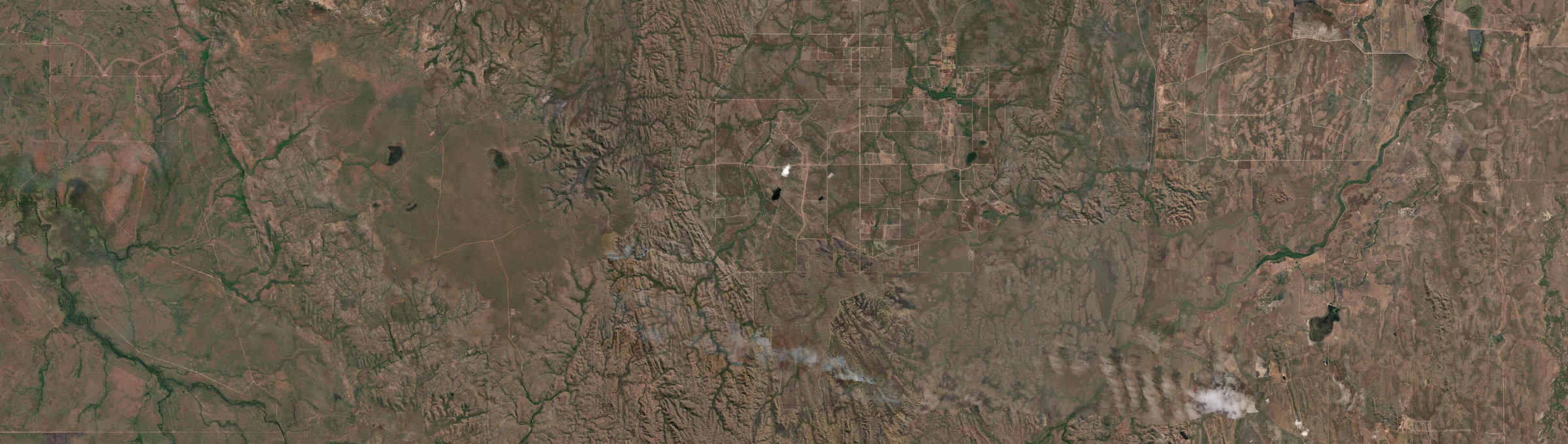Aerial view of Camp Creek (NT), NT