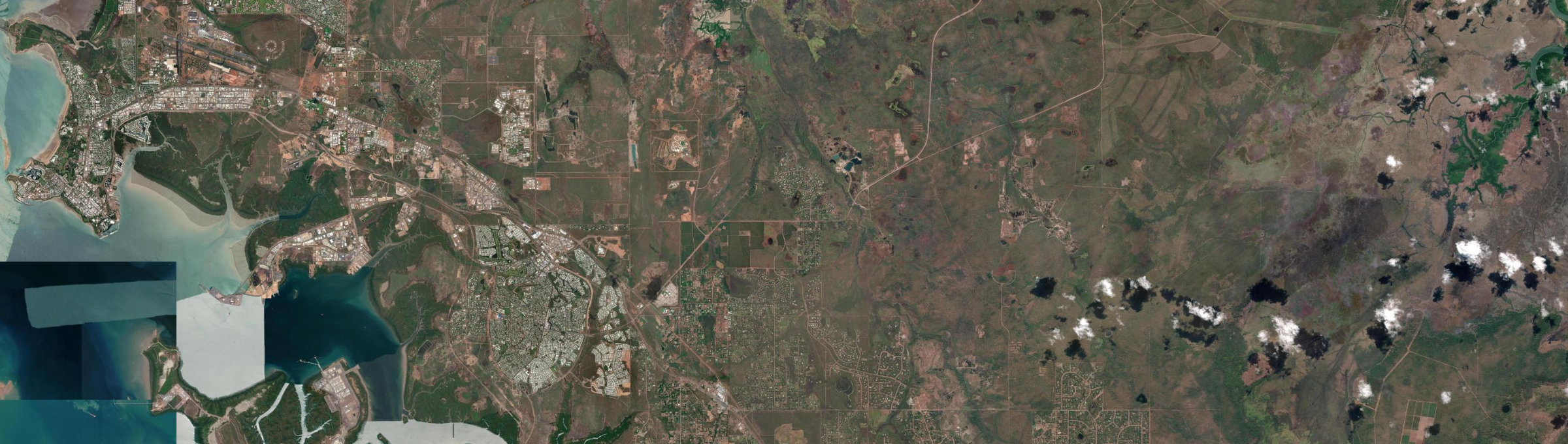 Aerial view of Howard Springs, NT