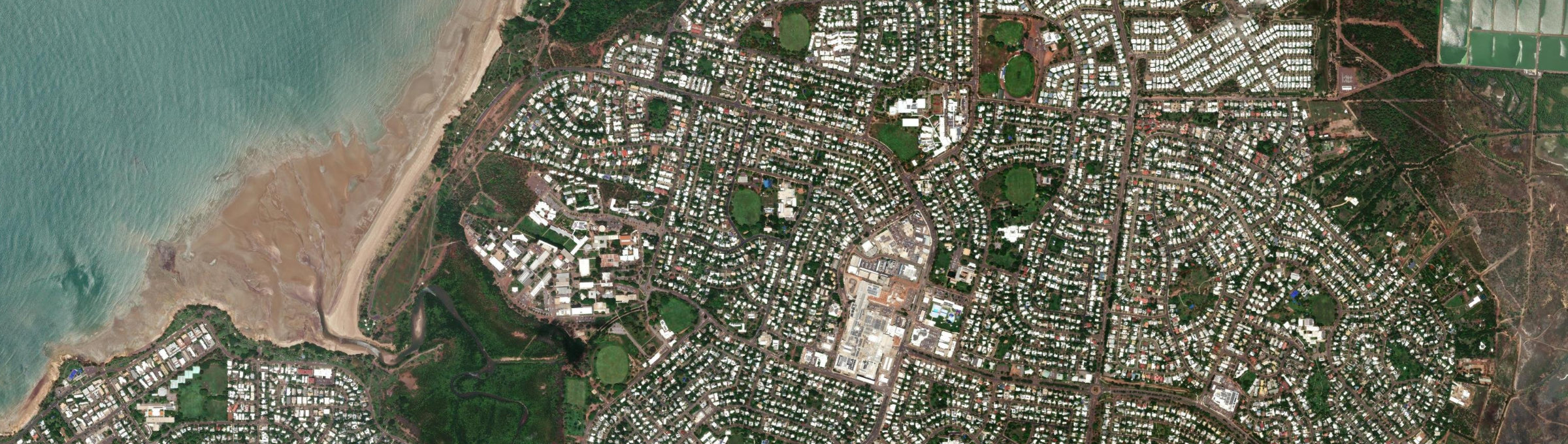 Aerial view of Nakara, NT