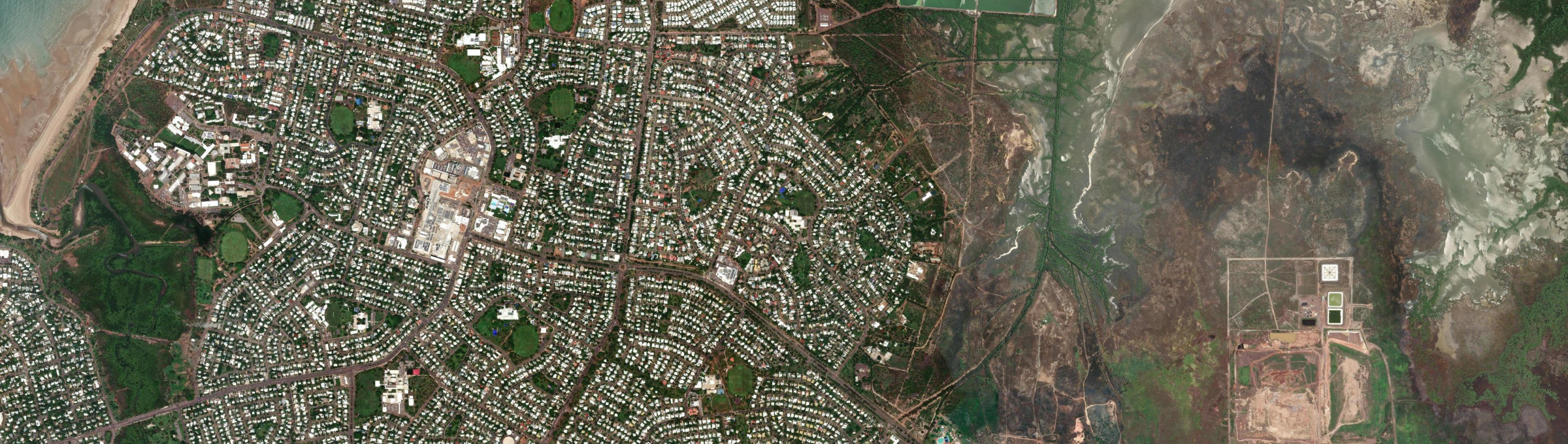 Aerial view of Leanyer, NT