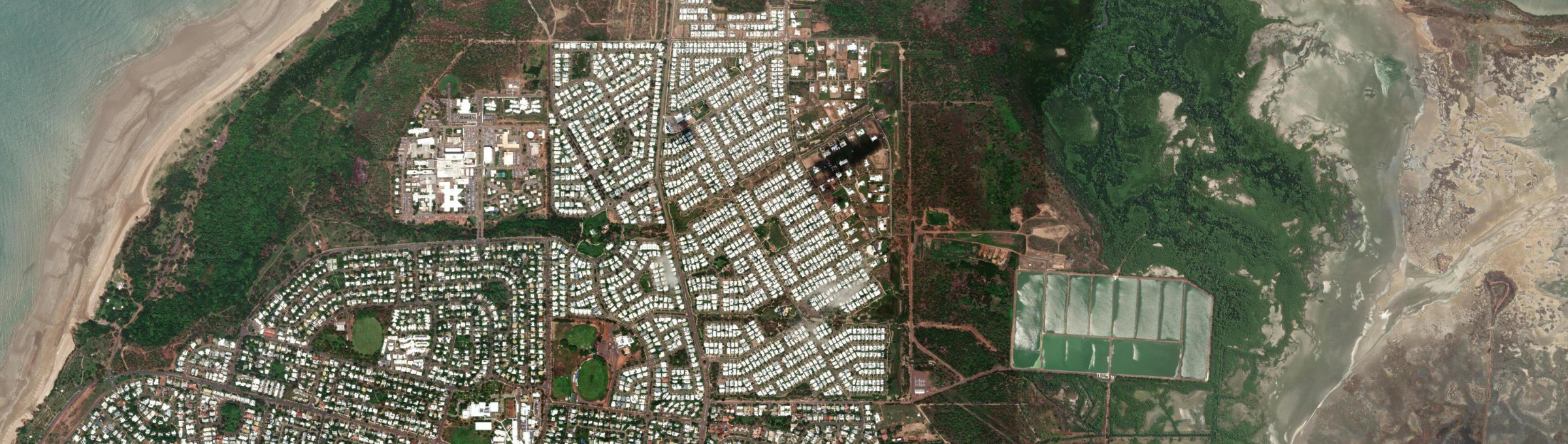Aerial view of Muirhead, NT