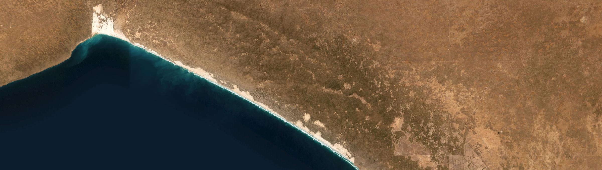 Aerial view of Yalata, SA