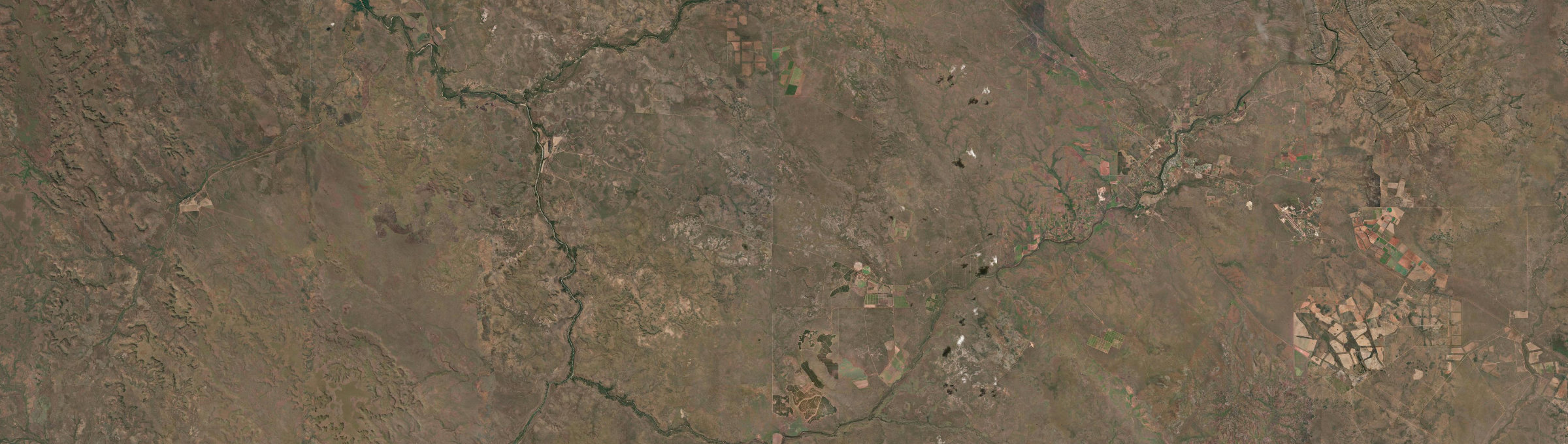 Aerial view of Florina, NT