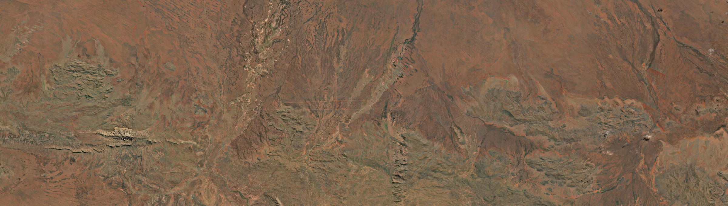 Aerial view of Mount Zeil, NT