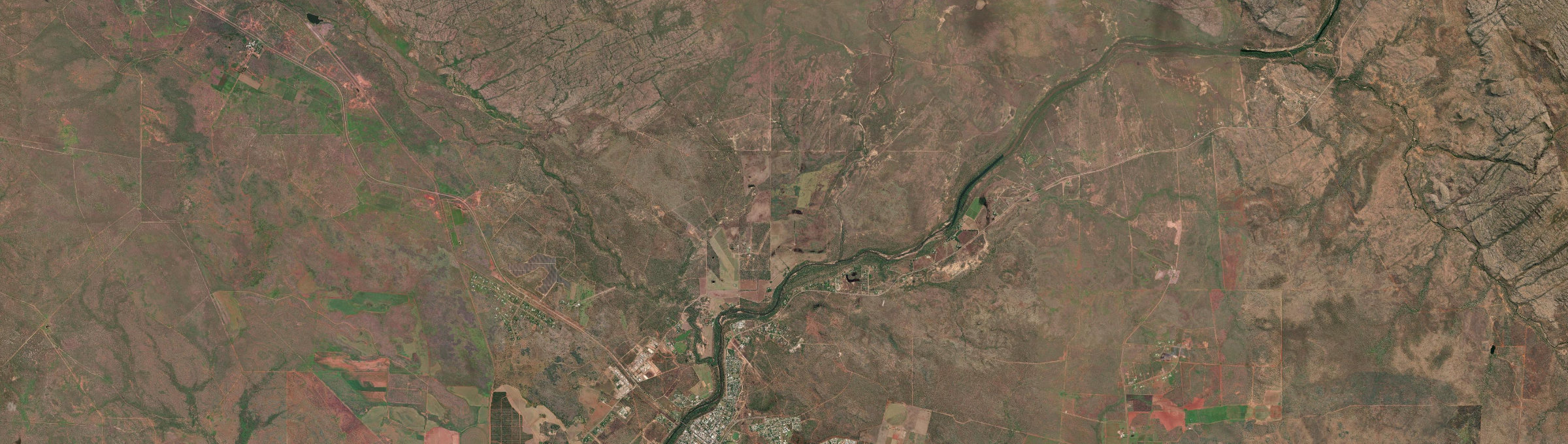 Aerial view of Emungalan, NT