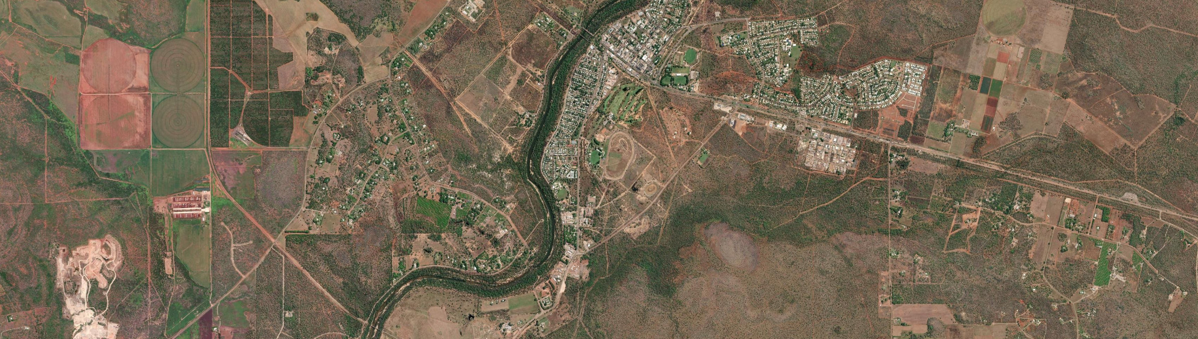 Aerial view of Katherine South, NT
