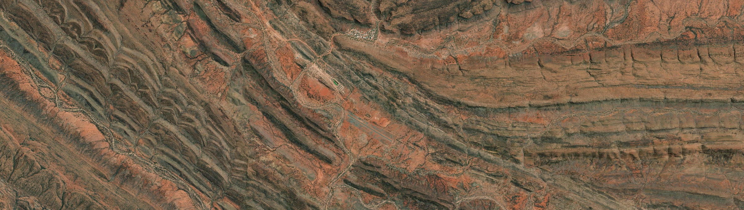 Aerial view of Areyonga, NT