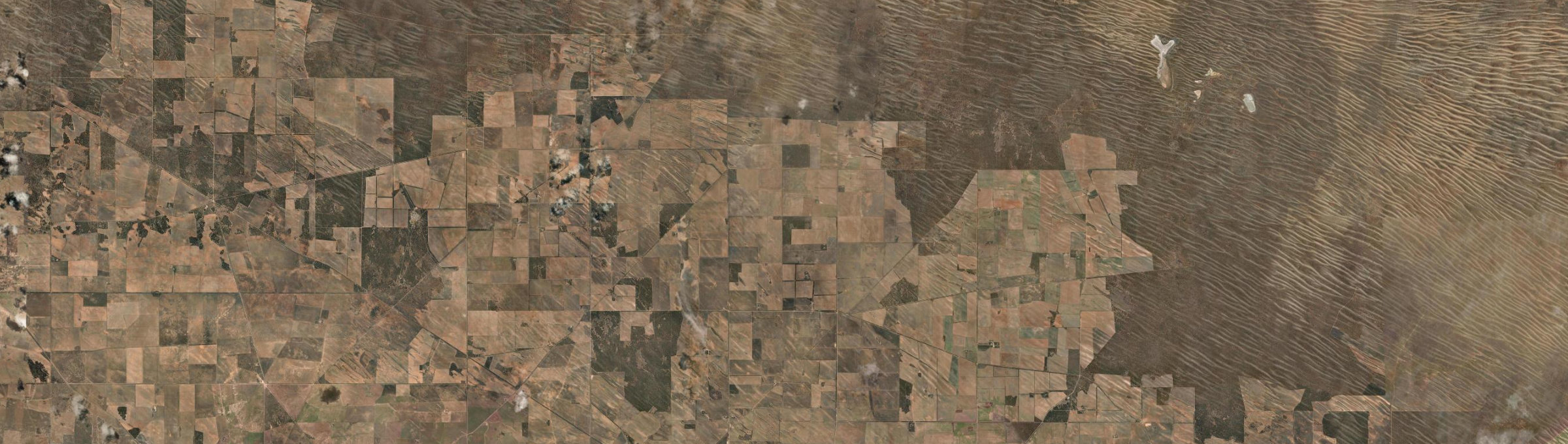 Aerial view of Kalanbi, SA