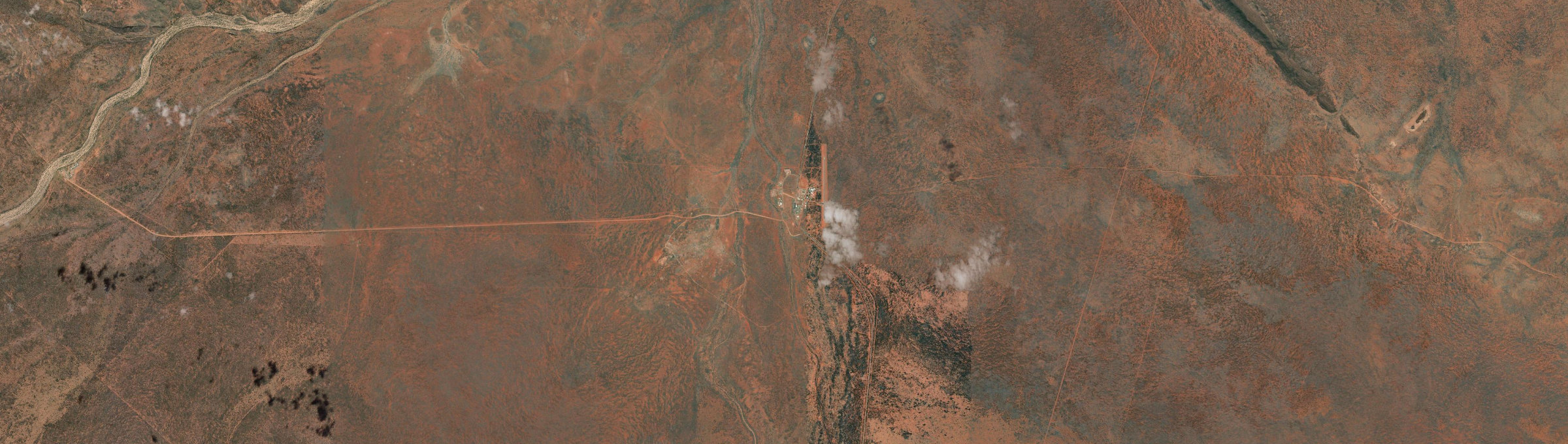 Aerial view of Ti Tree, NT