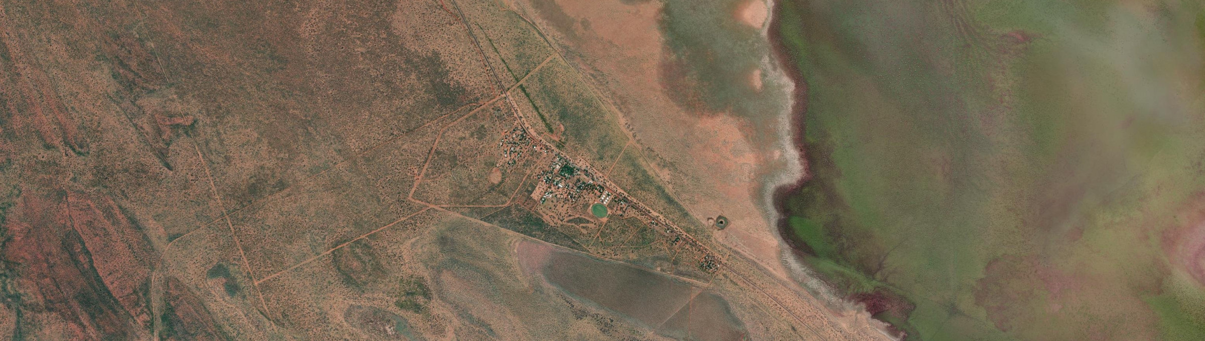Aerial view of Elliott (NT), NT