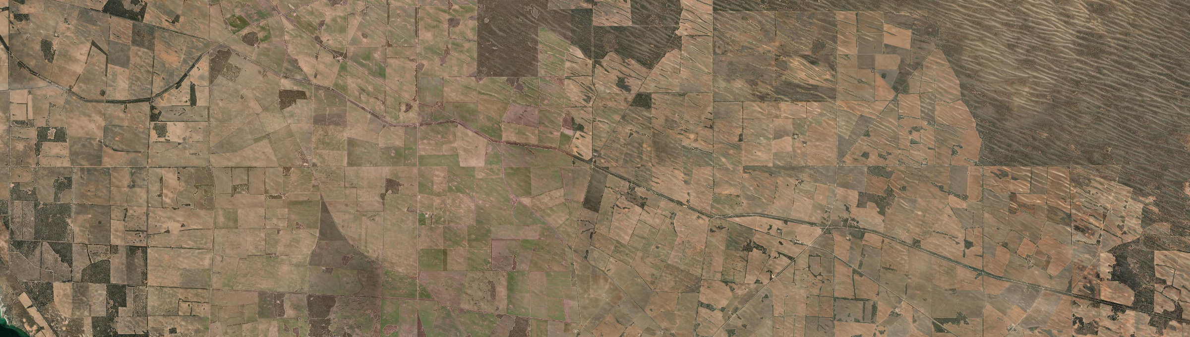 Aerial view of Chinbingina, SA