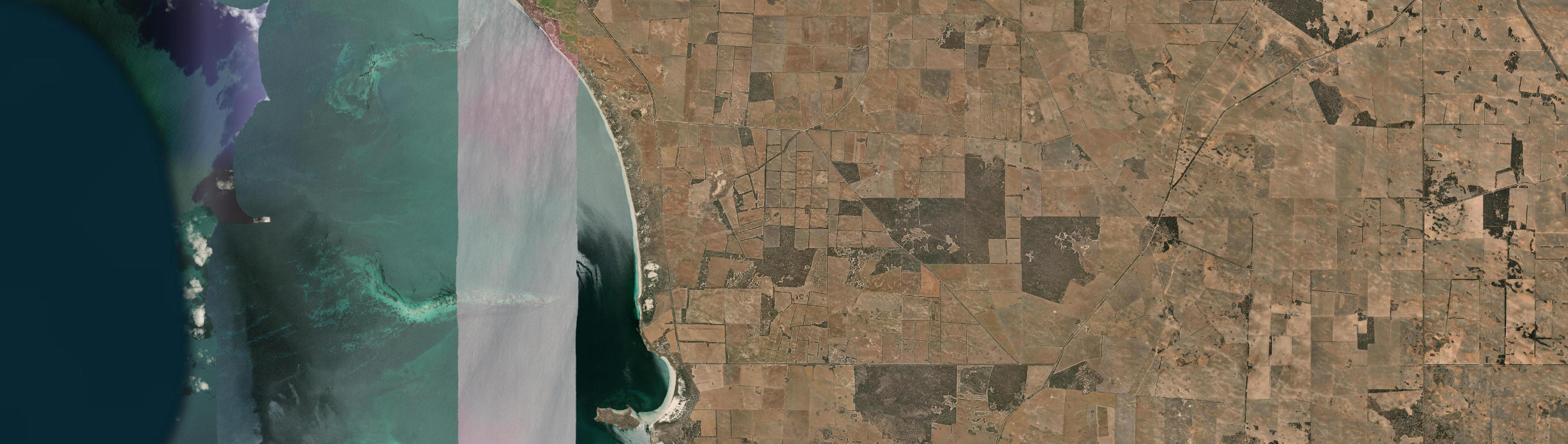 Aerial view of Perlubie, SA