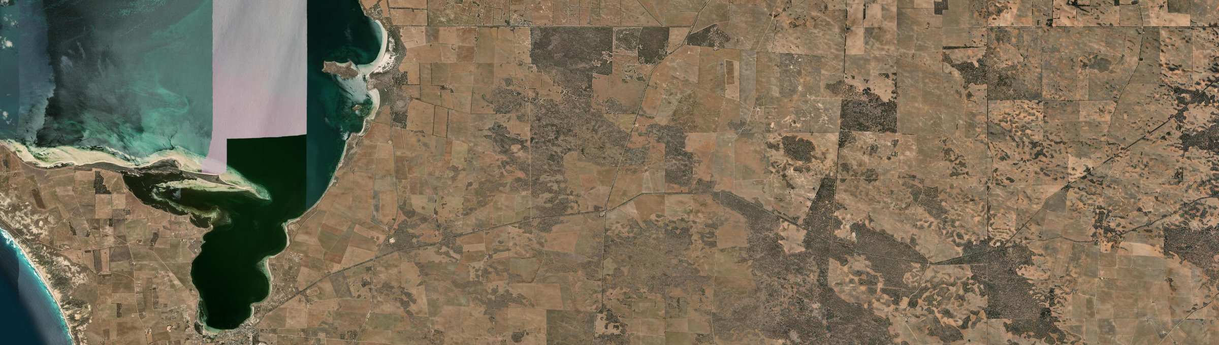 Aerial view of Piednippie, SA