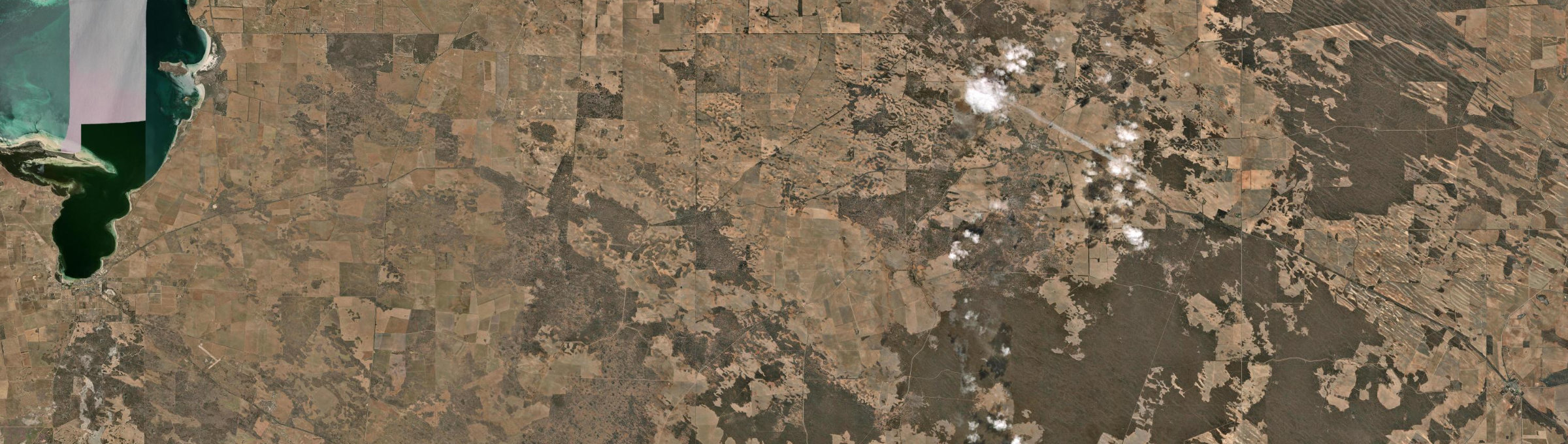 Aerial view of Chandada, SA