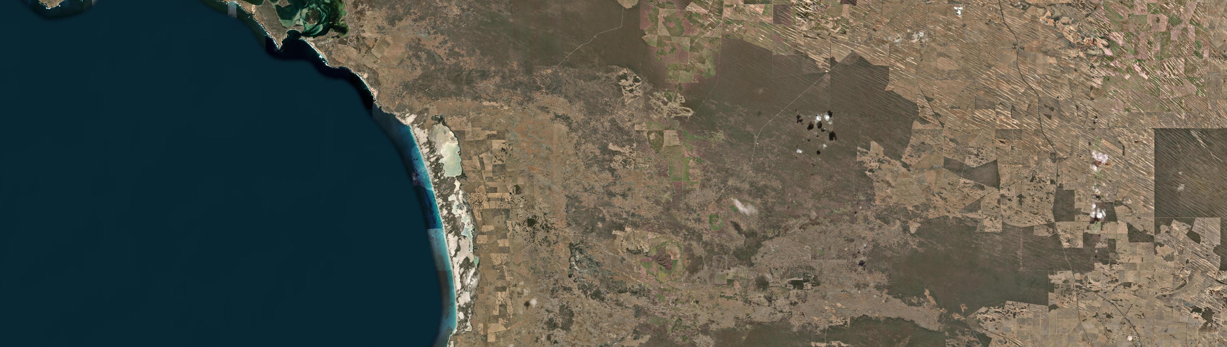 Aerial view of Mount Wedge, SA