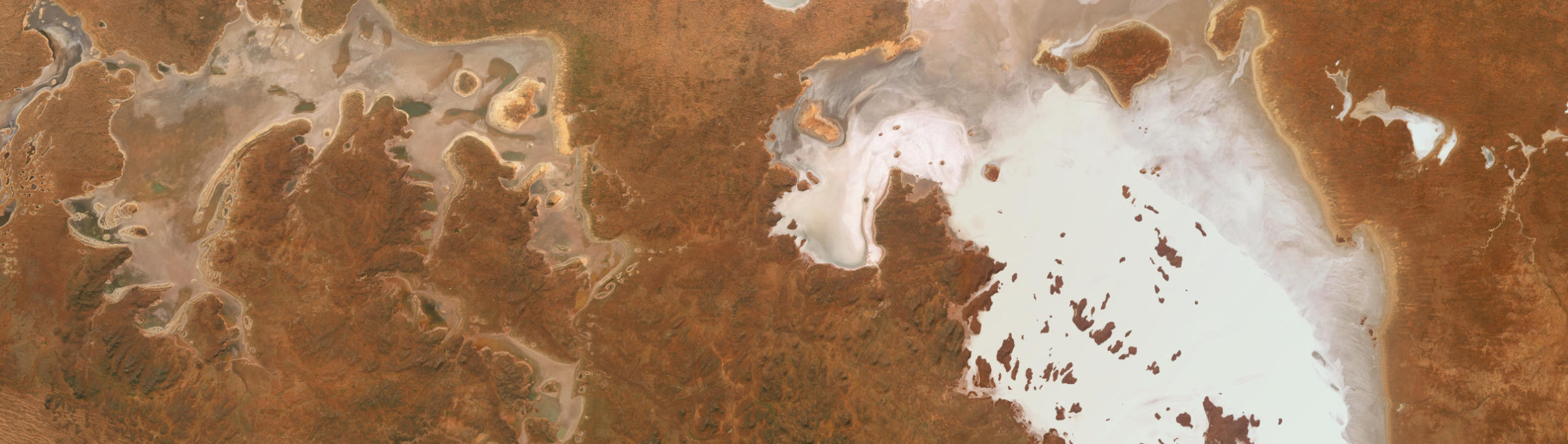 Aerial view of Moonaree, SA