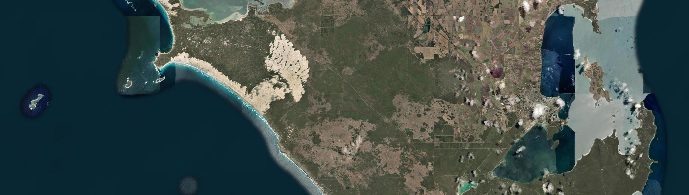 Aerial view of Uley, SA