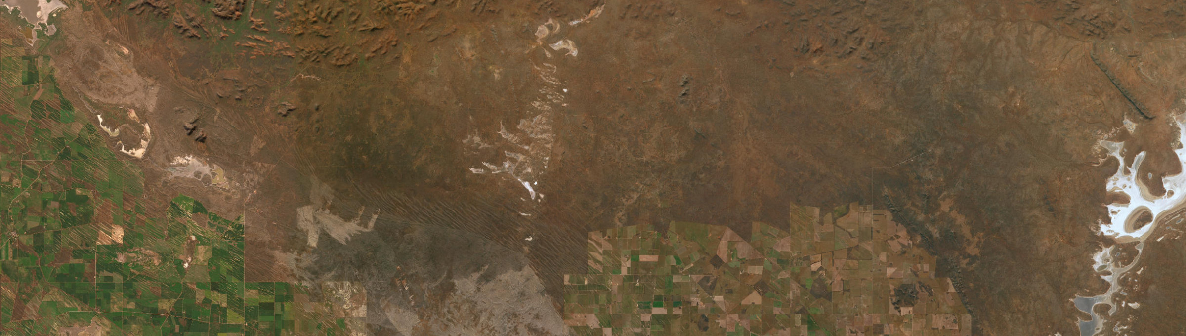 Aerial view of Buckleboo, SA
