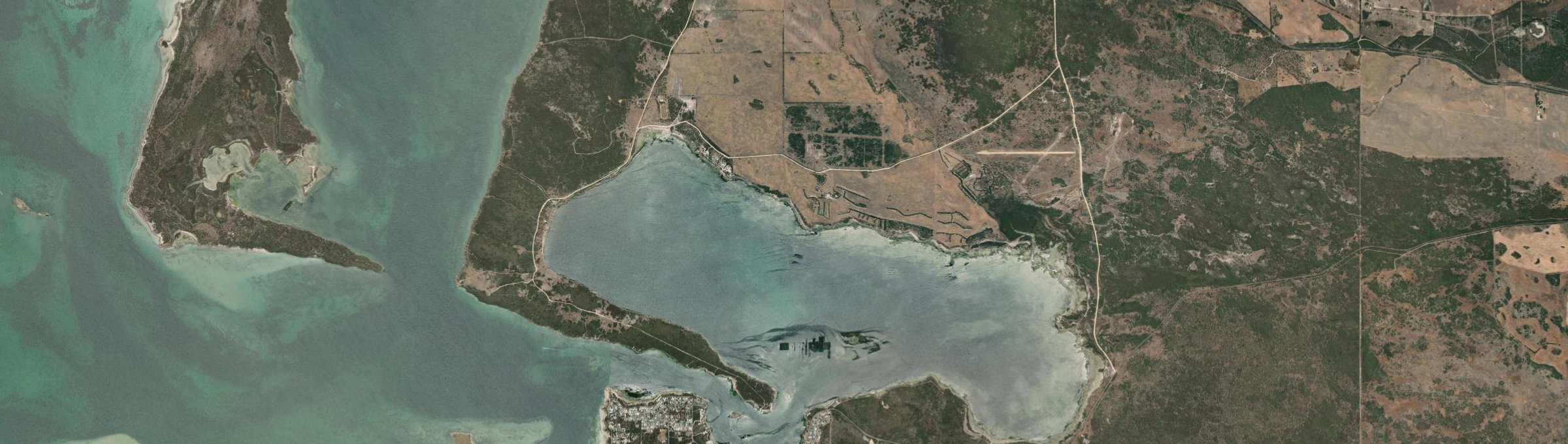 Aerial view of Kellidie Bay, SA