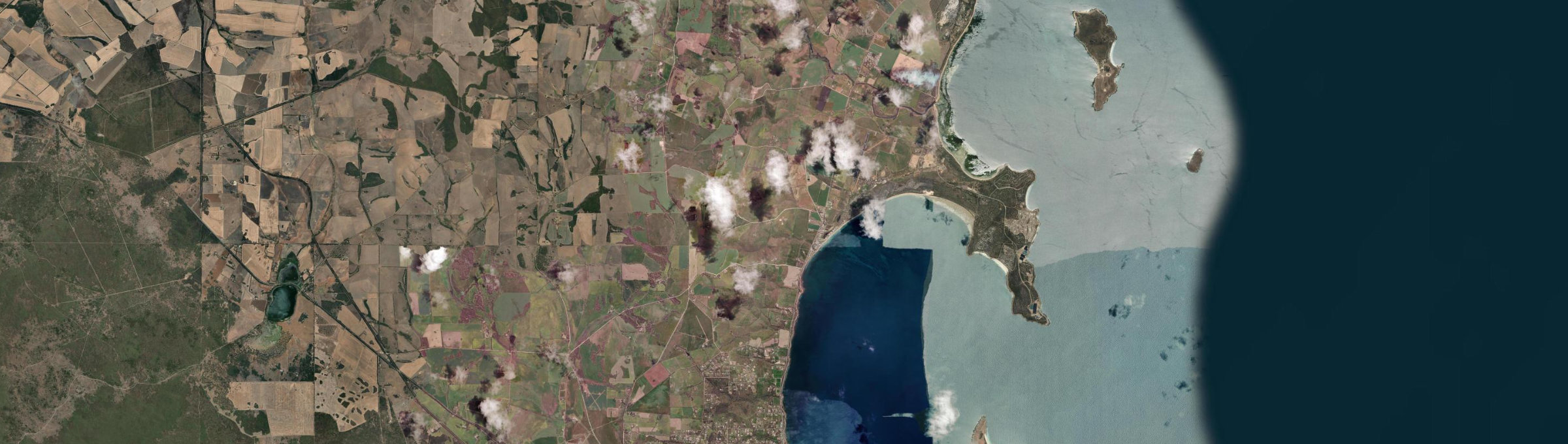 Aerial view of North Shields, SA