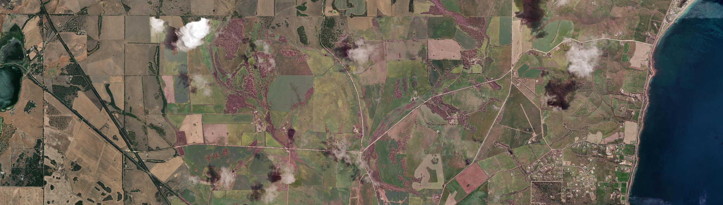 Aerial view of Tootenilla, SA