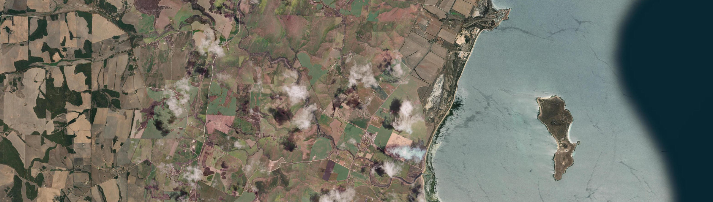 Aerial view of Poonindie, SA