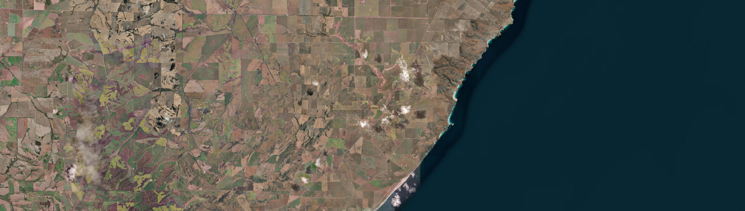 Aerial view of Lipson, SA