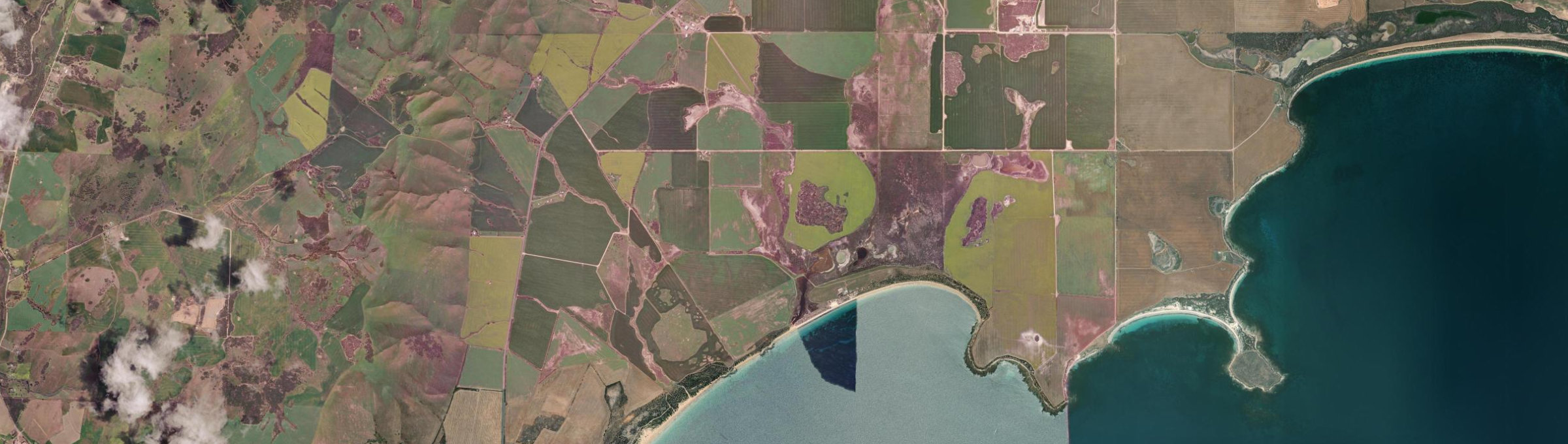 Aerial view of Whites River, SA