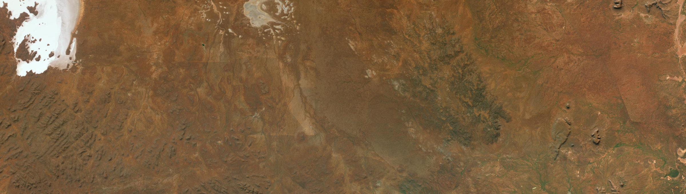Aerial view of Corunna Station, SA