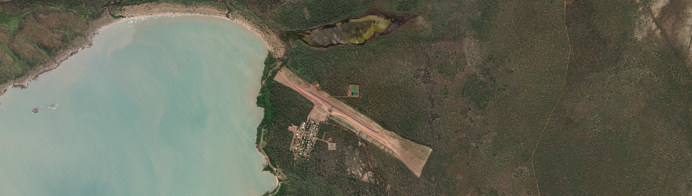 Aerial view of Milyakburra, NT