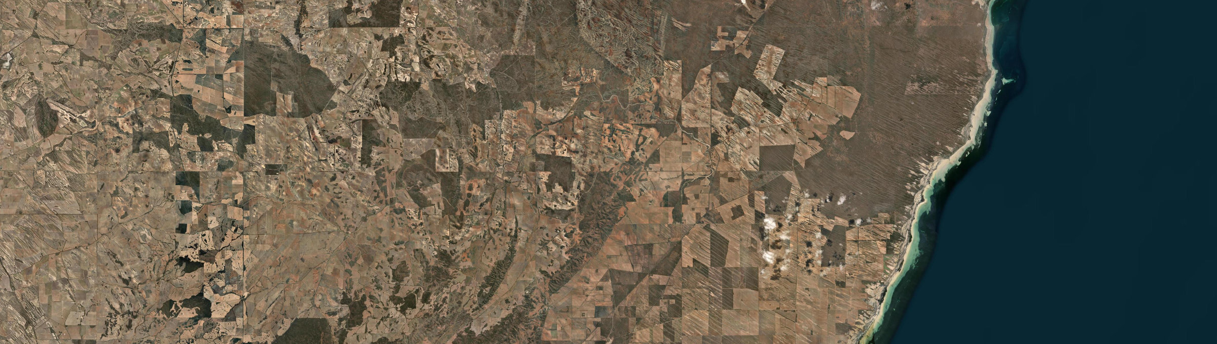 Aerial view of Minbrie, SA