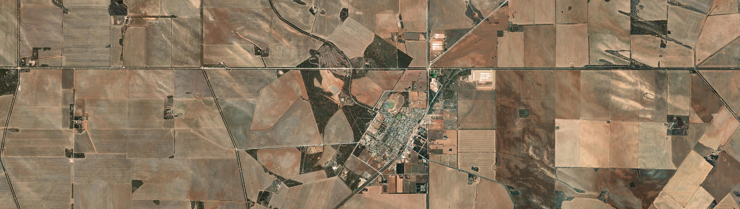Aerial view of Kimba, SA