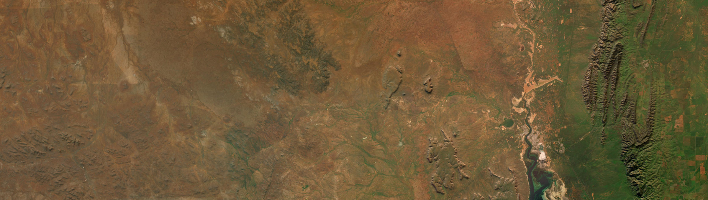 Aerial view of Pandurra, SA