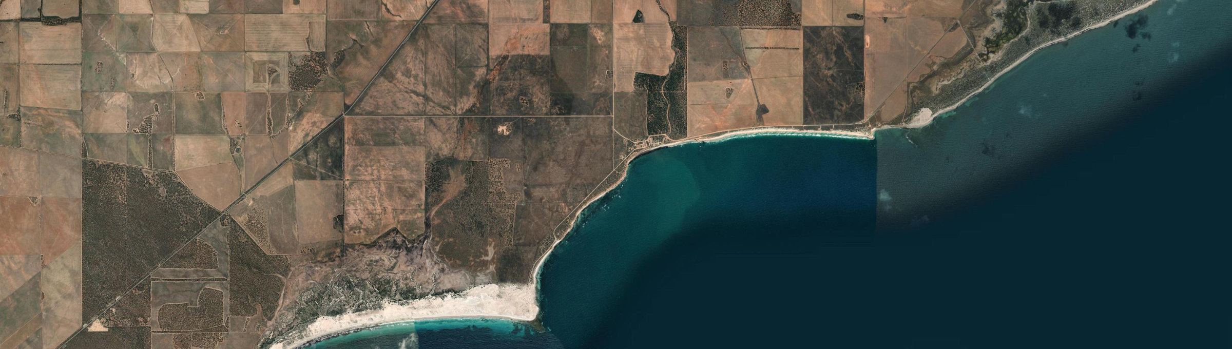 Aerial view of Port Gibbon, SA