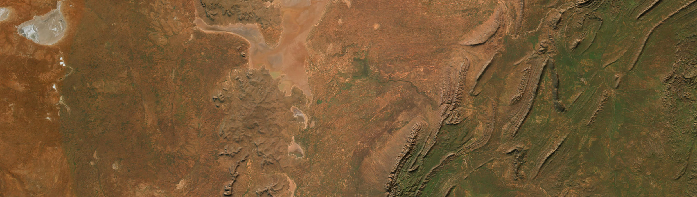 Aerial view of Yadlamalka, SA
