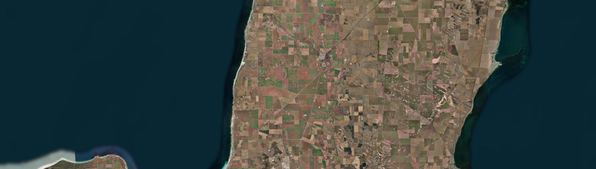 Aerial view of Minlaton, SA