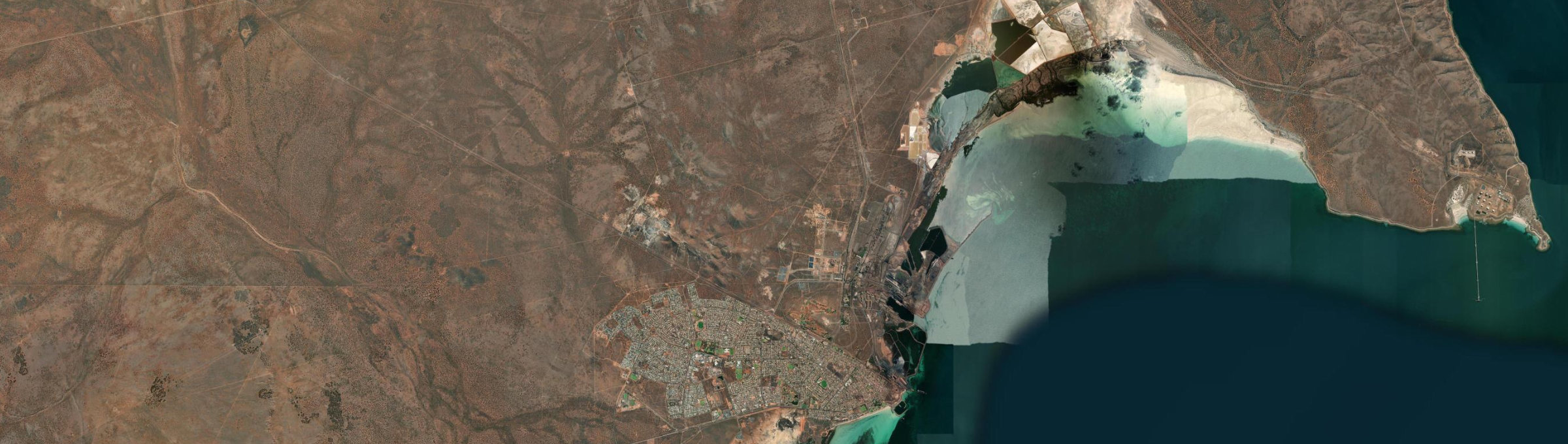 Aerial view of Whyalla Barson, SA