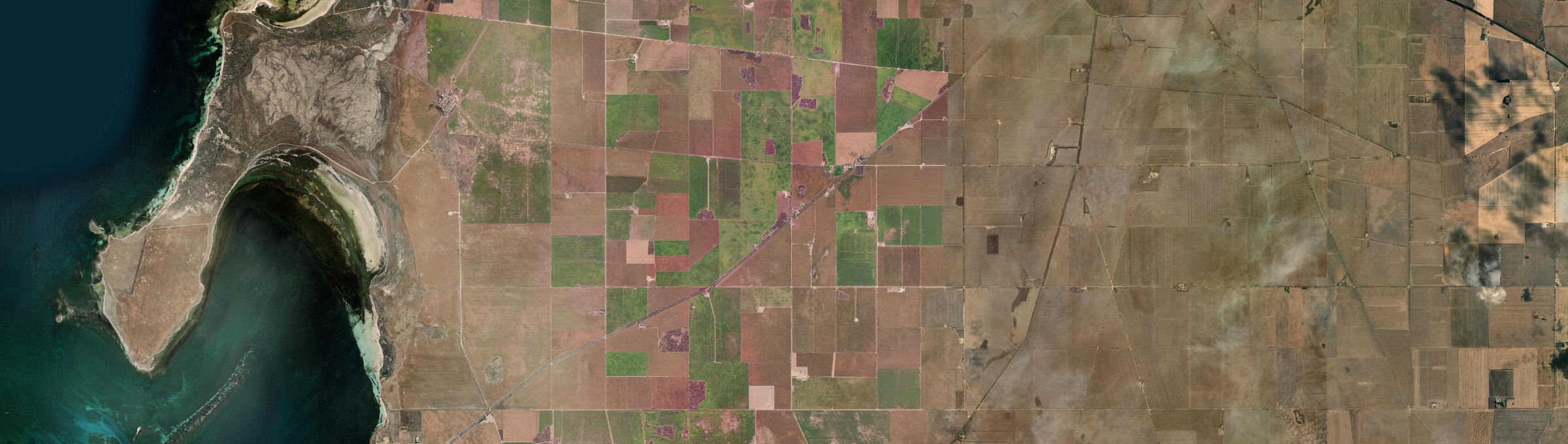 Aerial view of South Kilkerran, SA