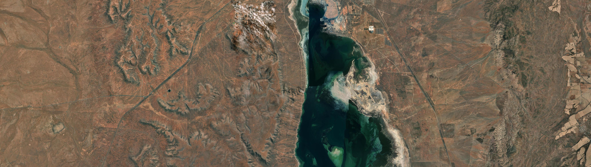 Aerial view of Commissariat Point, SA